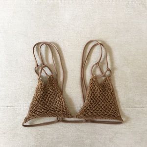 Acacia net bikini top